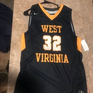 West Virginia basketball jersey Nike Large
